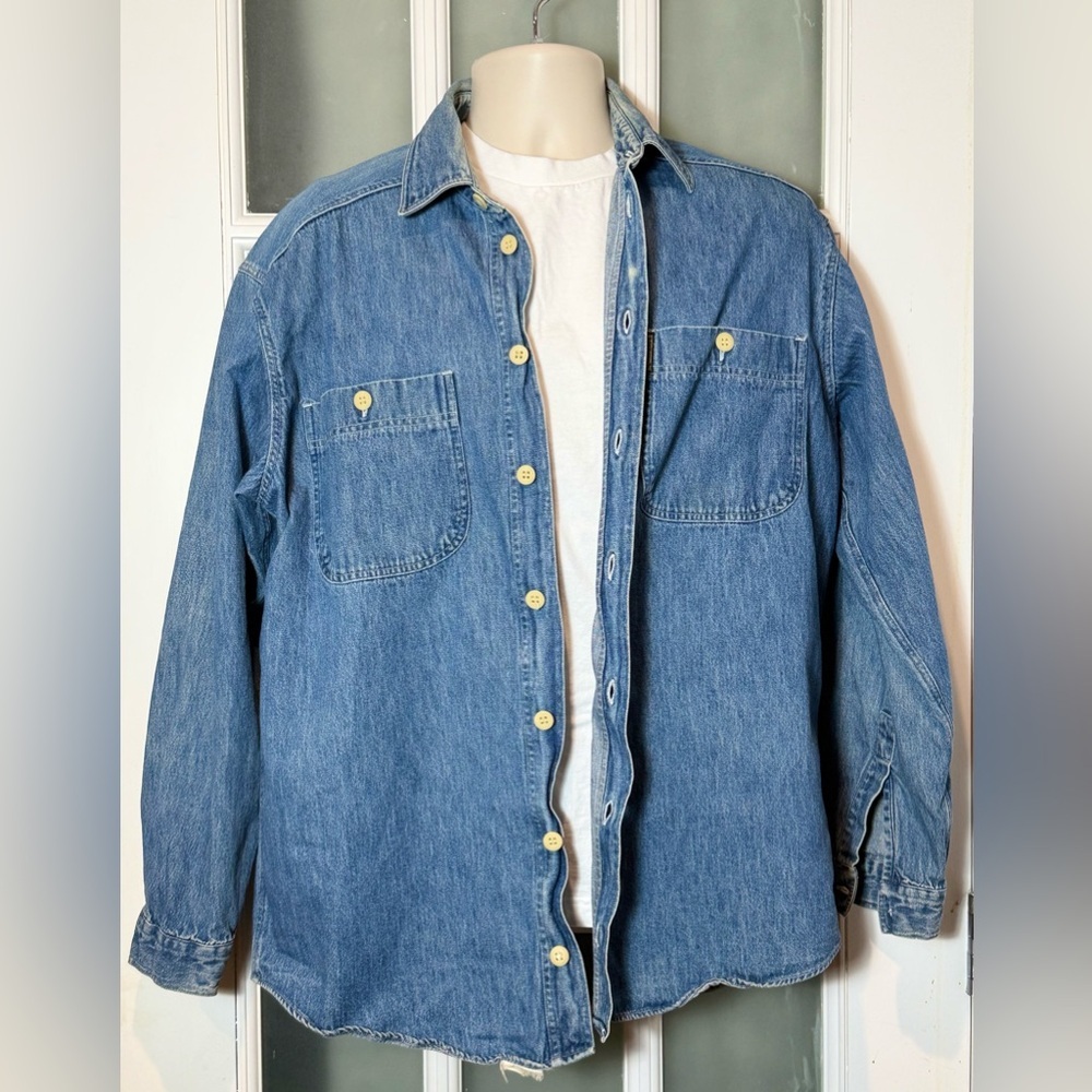 ARMANI JEANS Vintage Denim Shirt - Picture 2 of 8